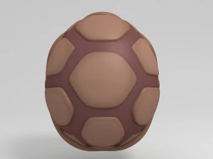 caparaz&oacute;n de tortuga Modelo 3D
