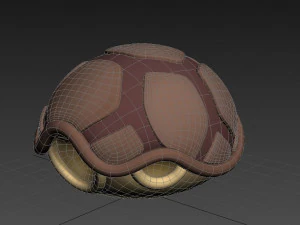 caparaz&oacute;n de tortuga Modelo 3D