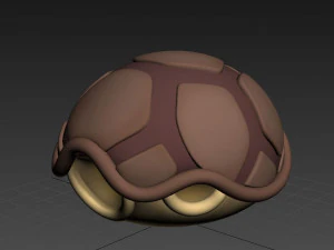 caparaz&oacute;n de tortuga Modelo 3D