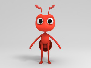 ant character 3D 模型