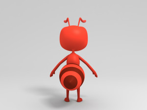 ant character 3D 模型