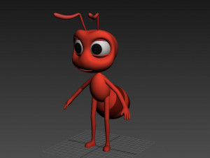ant character 3D 模型