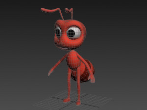 ant character 3D 模型