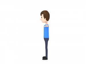 cartoonman002 man 3D Model