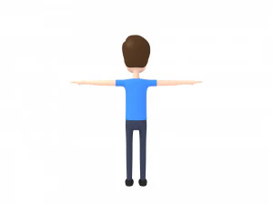 cartoonman002 man 3D Model