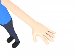 cartoonman002 man 3D Model