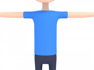 cartoonman002 man 3D Model