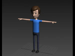 cartoonman002 man 3D Model