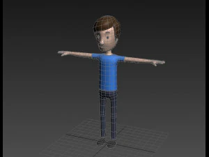 cartoonman002 man 3D Model