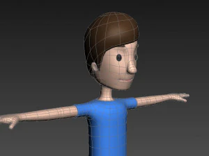 cartoonman002 man 3D Model