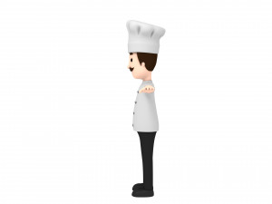 cartoonman003 chef 3D Model