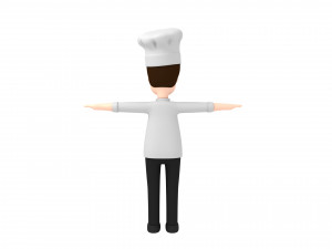 cartoonman003 chef 3D Model