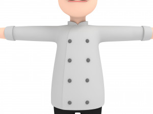 cartoonman003 chef 3D Model
