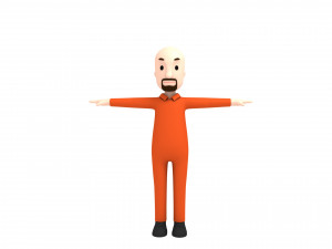 cartoonman004 prison 3D Model
