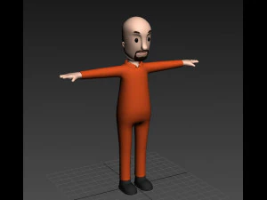 karikat&uuml;rman004 hapishane 3D Model