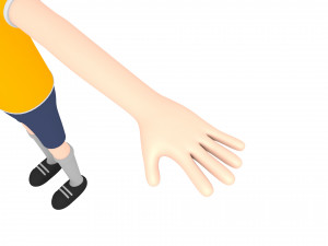 cartoonman005 soccerplayer 3D Model