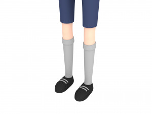 cartoonman005 soccerplayer 3D Model