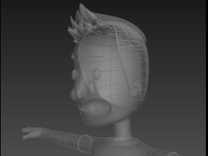 cartoonman005 soccerplayer 3D Model