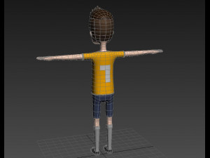 cartoonman005 soccerplayer 3D Model