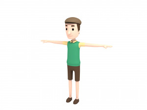 cartoonman006 man Modelo 3D