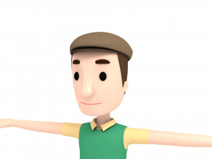 cartoonman006 man Modello 3D