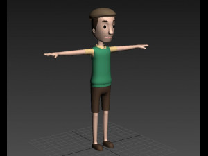 cartoonman006 man Modello 3D