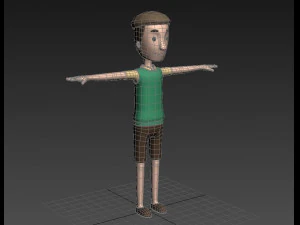 cartoonman006 homem Modelo 3D