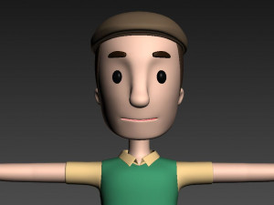 cartoonman006 man Modello 3D