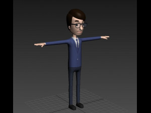 cartoonman007 suitman 3D-Modell