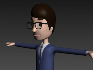 cartoonman007 suitman 3D-Modell