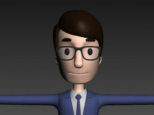 cartoonman007 suitman 3D-Modell