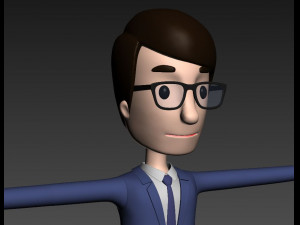 cartoonman007 suitman 3D-Modell