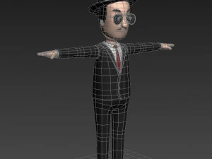 cartoonman008mafia Modello 3D