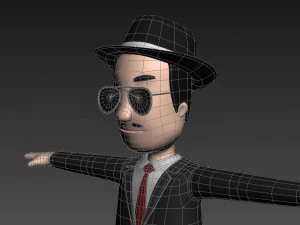 cartoonman008mafia Modello 3D
