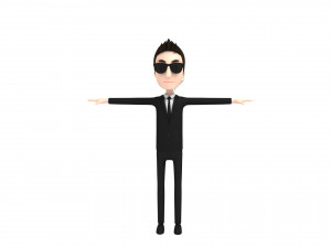 cartoonman009 agent Modèle 3D