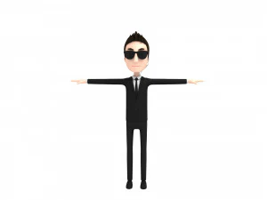cartoonman009 agent 3D Model