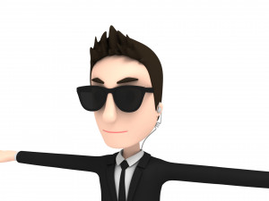 cartoonman009 agent Modèle 3D