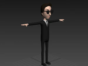 cartoonman009 agent 3D Model