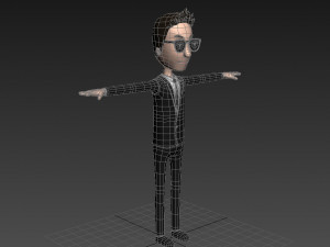 cartoonman009 agent Modèle 3D
