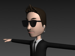 cartoonman009 agent Modèle 3D