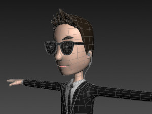 cartoonman009 agent Modèle 3D