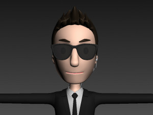 cartoonman009 agent Modèle 3D
