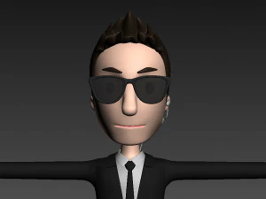 cartoonman009 agent 3D Model