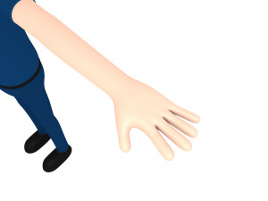 cartoonman010 police 3Dモデル