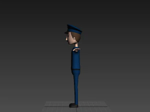 cartoonman010 police 3D Model