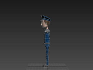 cartoonman010 police 3Dモデル