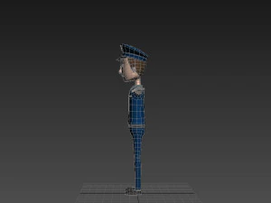 cartoonman010 police 3D Model