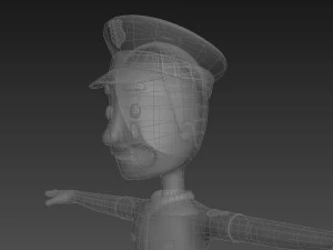 cartoonman010 police 3D Model