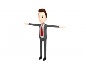 cartoonman011 businessman 3D Model