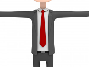 cartoonman011 businessman Modello 3D